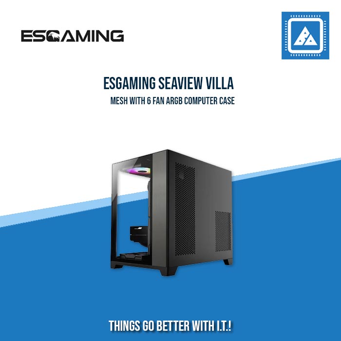 ESGAMING SEAVIEW VILLA CASING BLACK|WHITE ESGAMING SEAVIEW VILLA CASING BLACK|WHITE